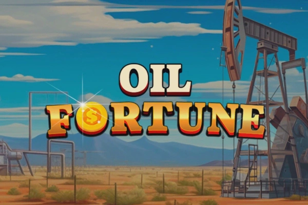 Capa do jogo Oil Fortune com temática de petróleo e ouro